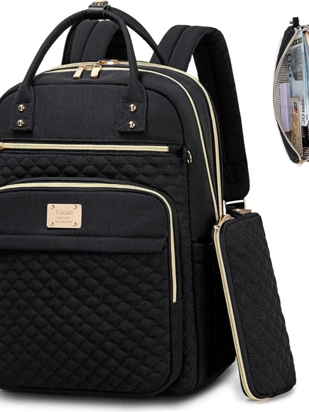 Laptop Backpack for Women,15.6 Inch Laptop Backpack for Work,Water Resistant Tra